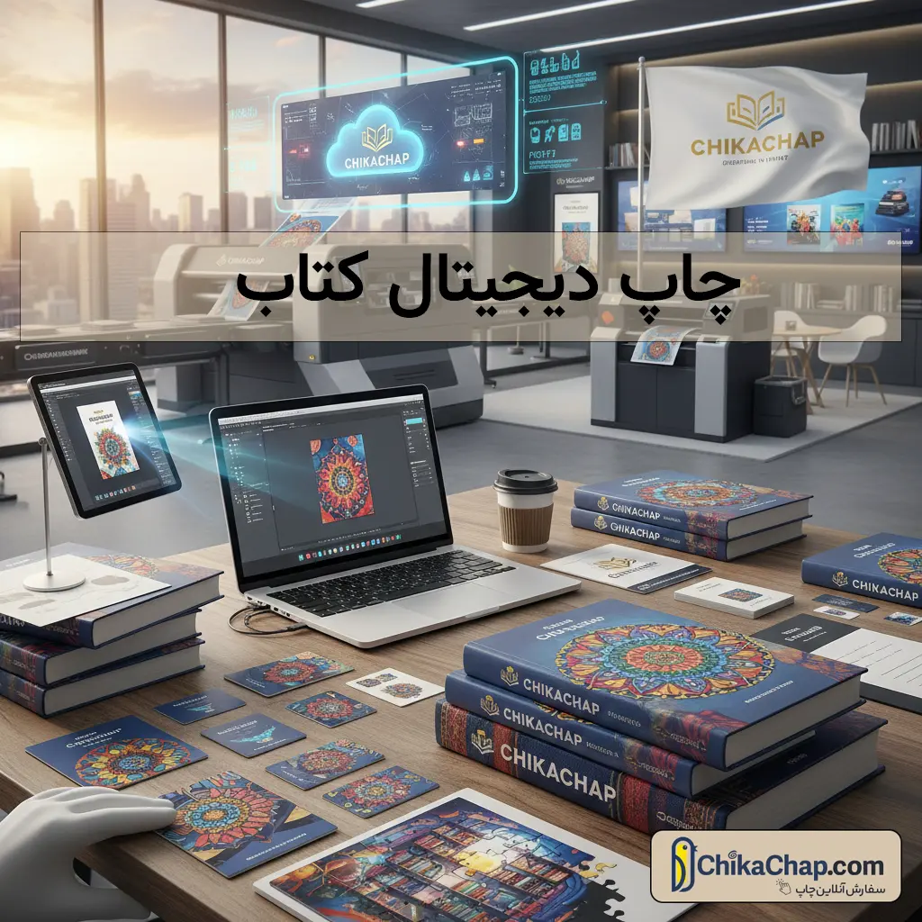 چاپ دیجیتال کتاب با کیفیت عالی و قیمت مناسب | چیکاچاپ